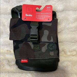Reddy Camouflage Dog Backpack. XS/S